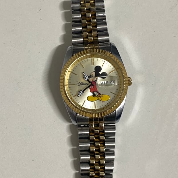 디즈니 미키마우스 콤비시계