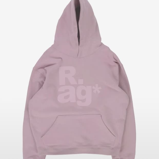 더콜디스트모먼트 TCM rag hoodie (indi pink)