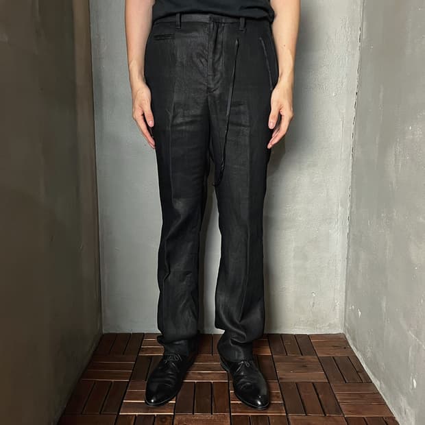 21ss 미도리카와 린넨 로우엣지 트라우저