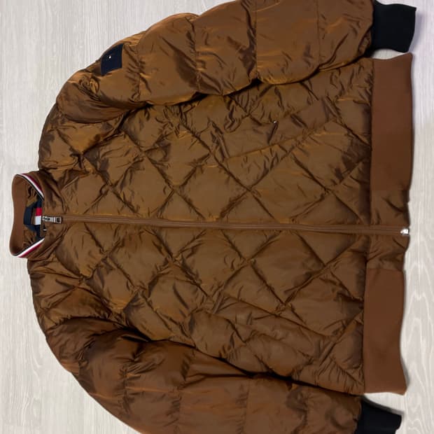 타미힐치거 퀄팅 브라운패딩 XL