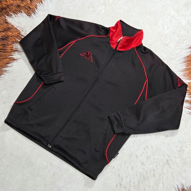 카파 레드 블랙 져지