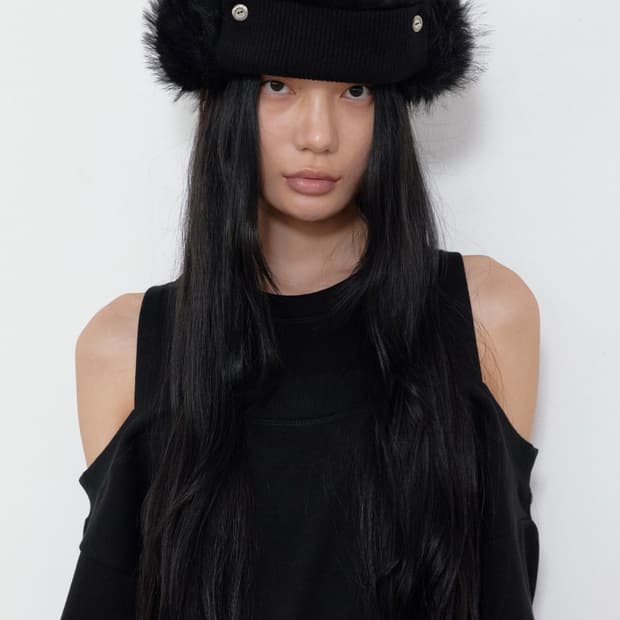 보헴서 Bohemseo Cozy Fur Beanie 팝니다