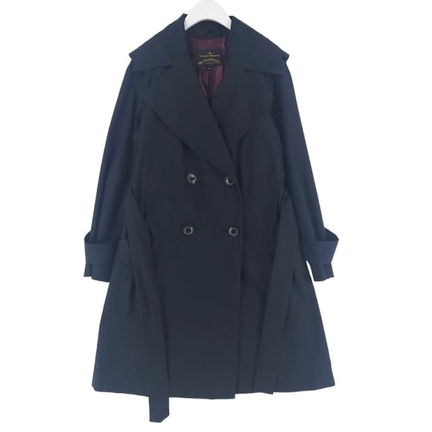 [여40(90)]비비안웨스트우드 코튼폴리 트렌치 코트[Y63-122]