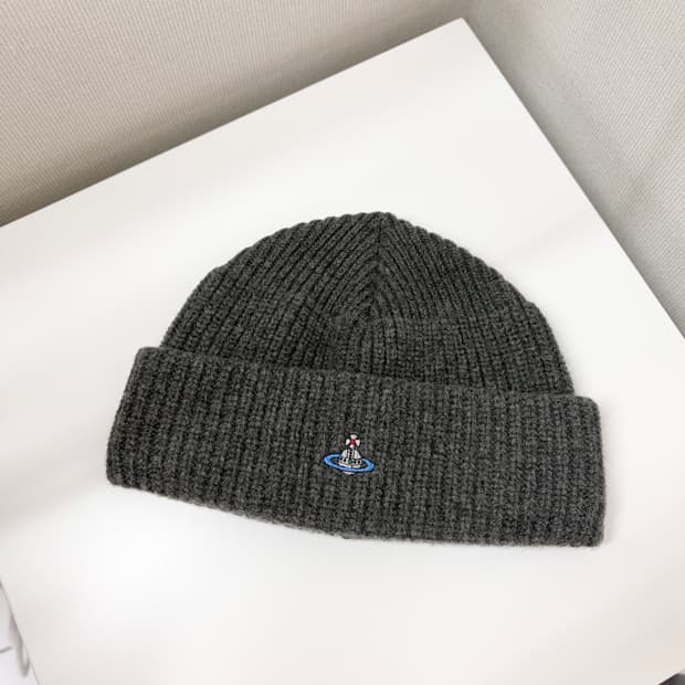 비비안웨스트우드 스포티 비니 모자 그레이