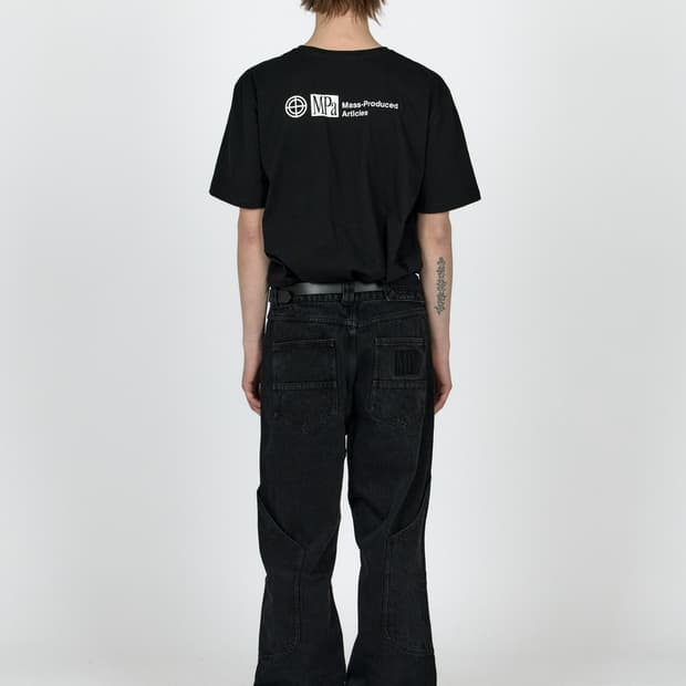 [새 제품] 플라스틱프로덕트 MPa CALF POCKET PANTS 블랙