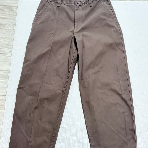 유니클로 와이드핏 치노팬츠 35BROWN