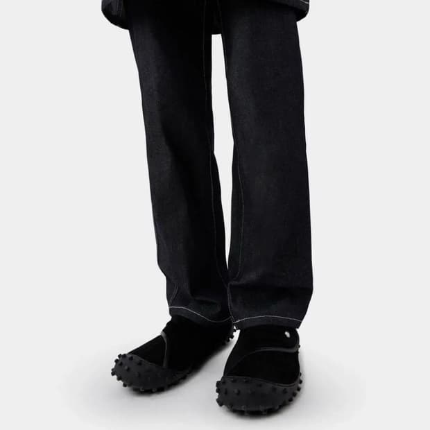 써네이 밀레치오디 테이프 스니커즈 슬립온 블랙 42 새상품