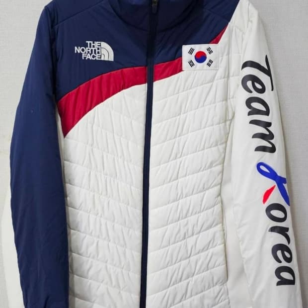 노스페이스 평창올림픽 팀코리아 경량 패딩 100/L