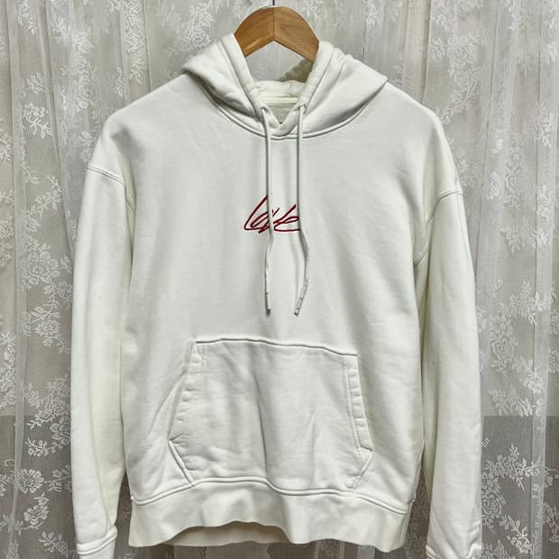 XL) 나이키 조던 후드 티셔츠 아이보리