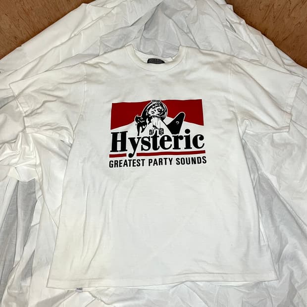 히스테릭글래머 그레이티스트 파티 사운즈 반팔 티셔츠