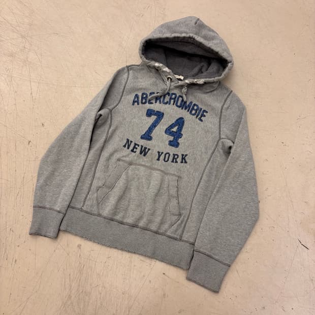 아베크롬비 데미지 빅로고 후드티