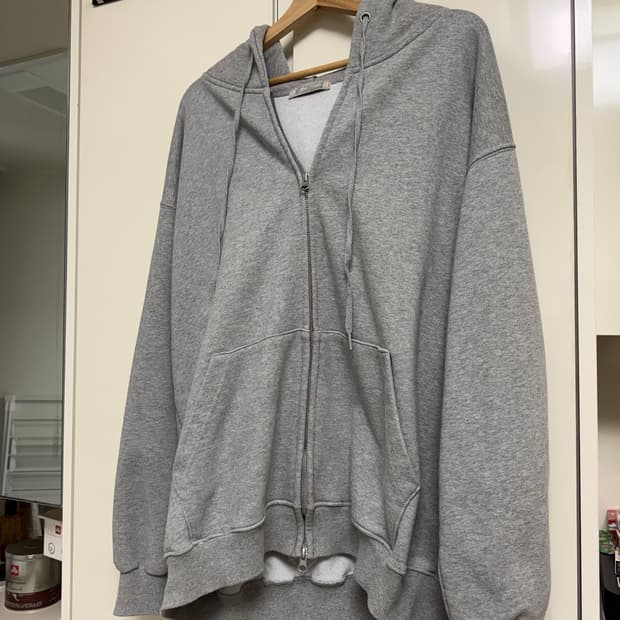 웬즈데이 오아시스 후드집업 그레이