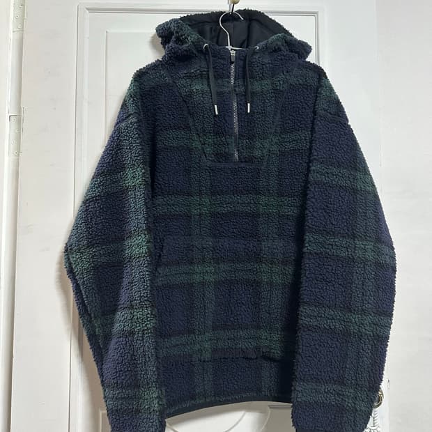 니코앤드 타탄체크 플리스