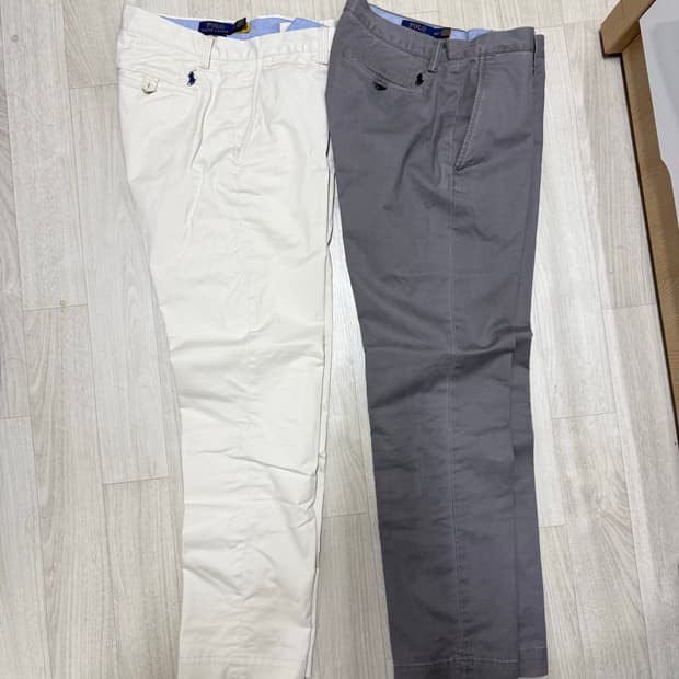 폴로 랄프로렌 스트레이트 핏 워시 스트레치 치노 팬츠 31X32