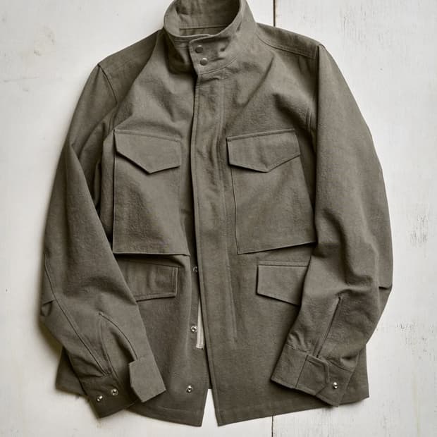 모노프리베 M65 필드자켓 워시드 올리브