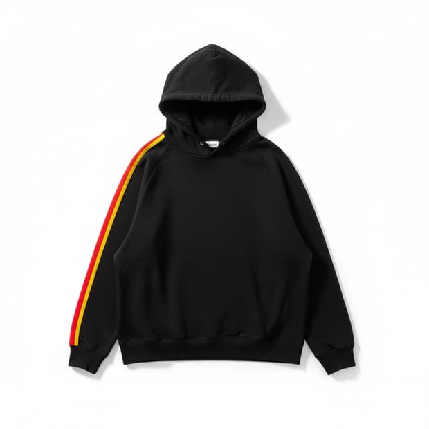 오니츠카타이거 블랙 후드티 L