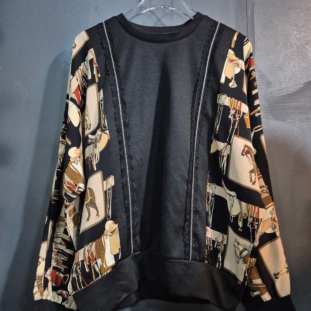 말그림 패턴 티셔츠 프리사이즈 55 66 77 