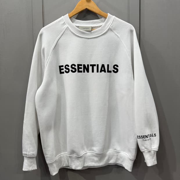 L 피어오브갓 에센셜 기모 맨투맨 티셔츠