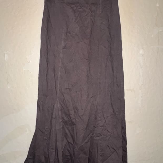 “GRL” Mermaid velvet skirt