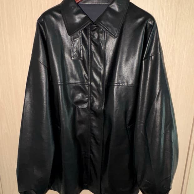 나고야 빈티지 레더 자켓 