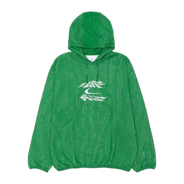 [새상품/XL] 나이키 x 오프화이트 엔지니어드 후디 켈리 그린 