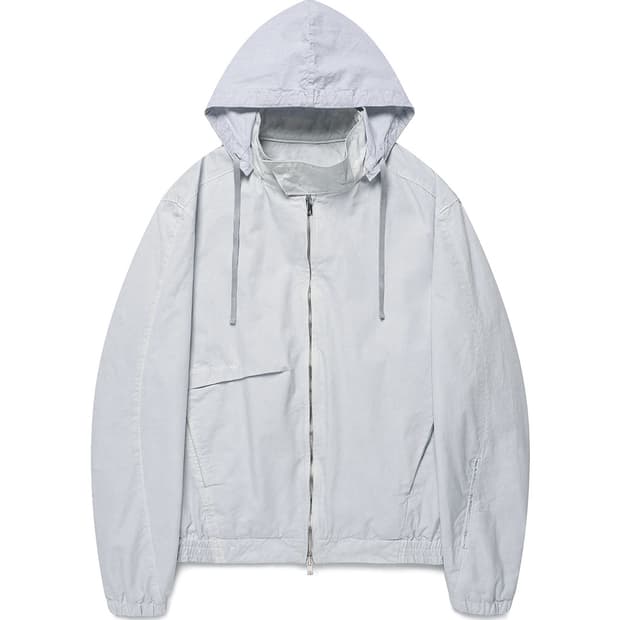 SYMM Side Tuck Jacket (Light Grey)