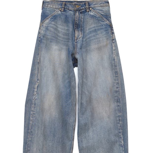 해칭룸 와이드 커브진 페이디드 블루 