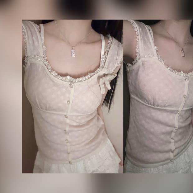 로디스포토 니트 리본 상의 ) 리즈리사 히메갸루 라떼갸루 stc