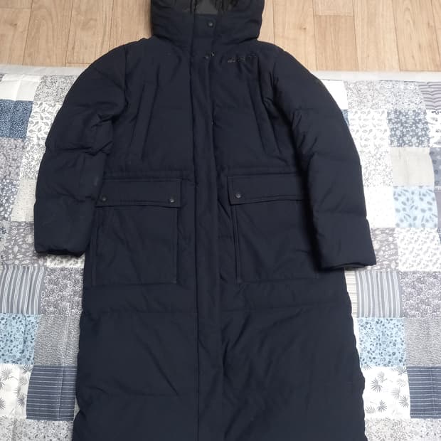 디스커버리 여성 RDS 롱패딩 블랙   95