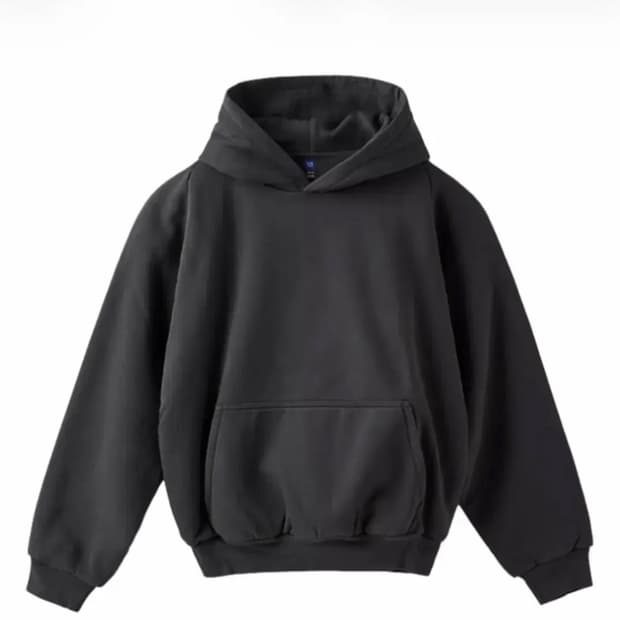 이지 갭 발렌시아가 슈렁큰 후드 블랙 XS 후디