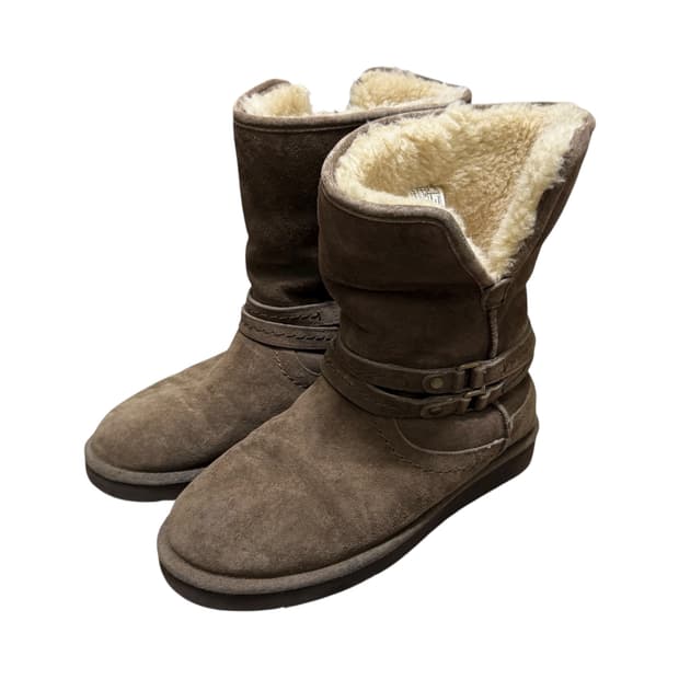 Ugg australia strap buckle boots