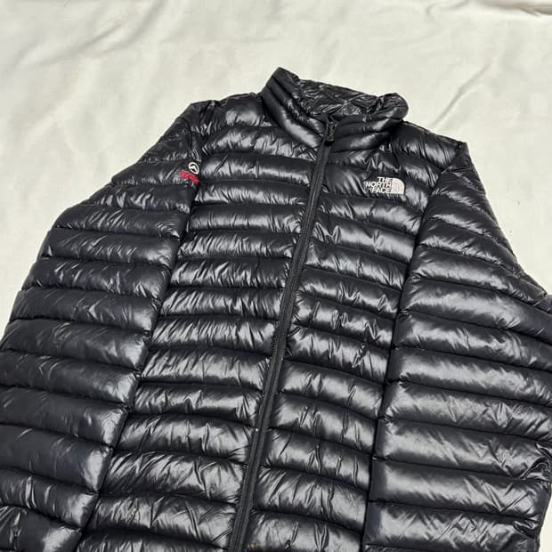 110 노스페이스 써밋 800 구스 블랙 경량패딩 