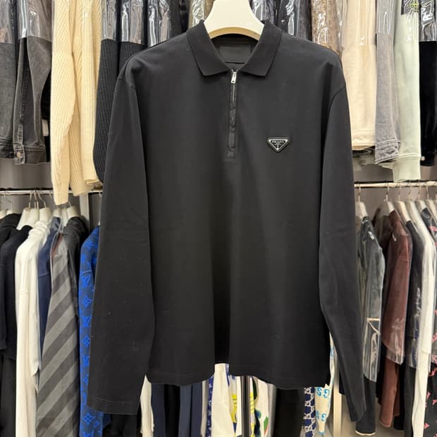 [리오브전포점] 프라다 피케 폴로 긴팔 티셔츠