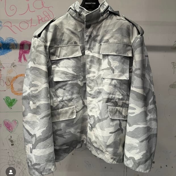 [3]발렌시아가 바이커 아미 재킷