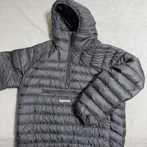 [XL] 슈프림 하프집업 풀오버 경량 패딩