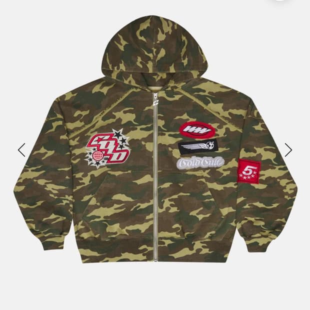 [Cold Culture] 콜드컬쳐 워커 집업 후디 그린 카모 (새상품)