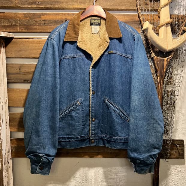 [S]70s Maverick USA Made 쉐르파 라이닝 데님 워크자켓