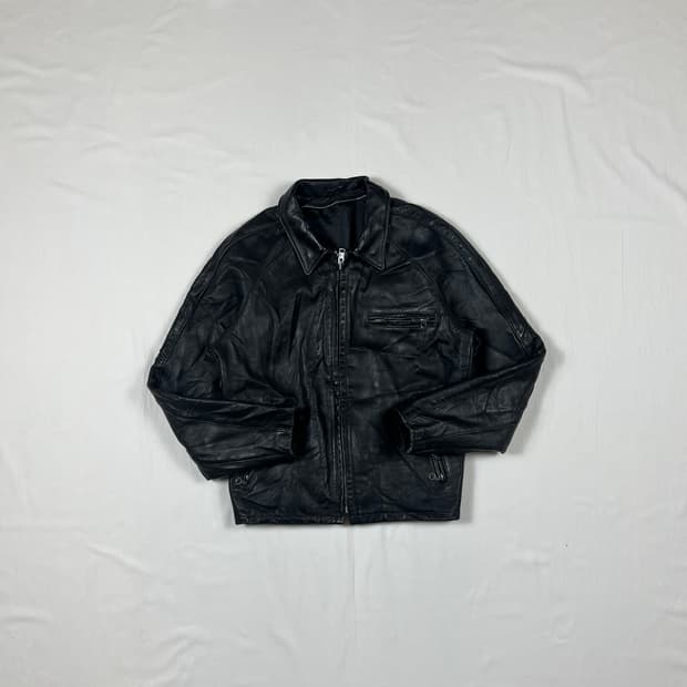 쇼트 schott 싱글 가죽 레더 라이더자켓