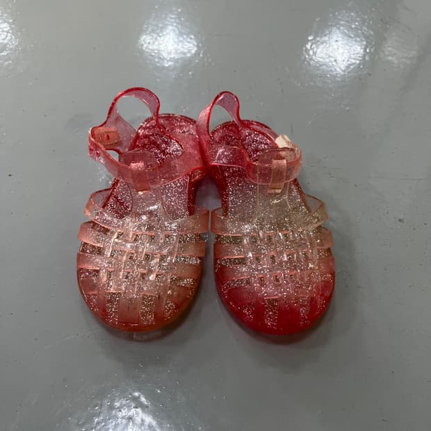 25 빈티지 키즈 젤리슈즈 0406M