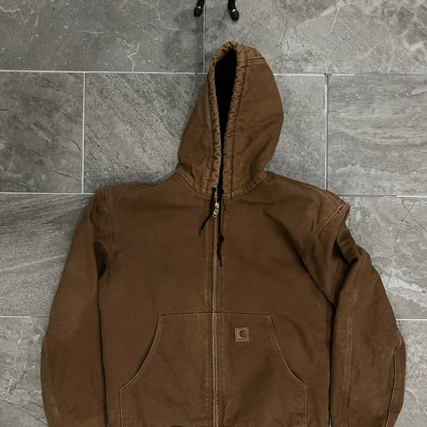 (L)칼하트 덕 액티브 후드자켓 J130 BRN 칼하트브라운