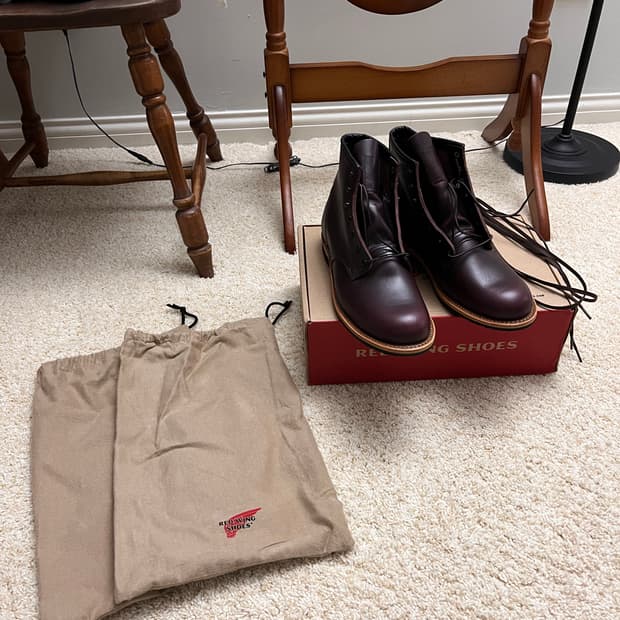 미사용 새상품] 레드윙 벡맨 9419 블랙 체리 9.5 팩토리 세컨드(F