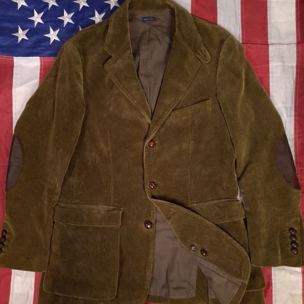 오리지날 랄프로렌 폴로 코듀로이 클래식 3버튼  블레이져.