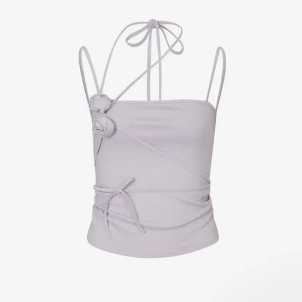 페인오어플레져 ROSE CORSAGE SLEEVELESS purple