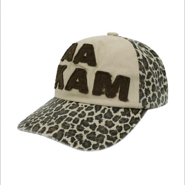 아캄 레오파드 볼캡 모자