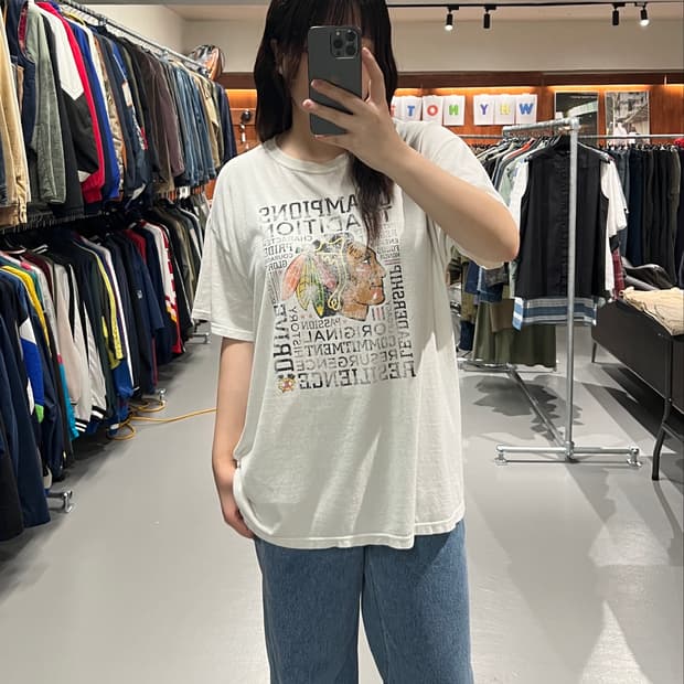 빈티지 프린팅 반팔티셔츠
