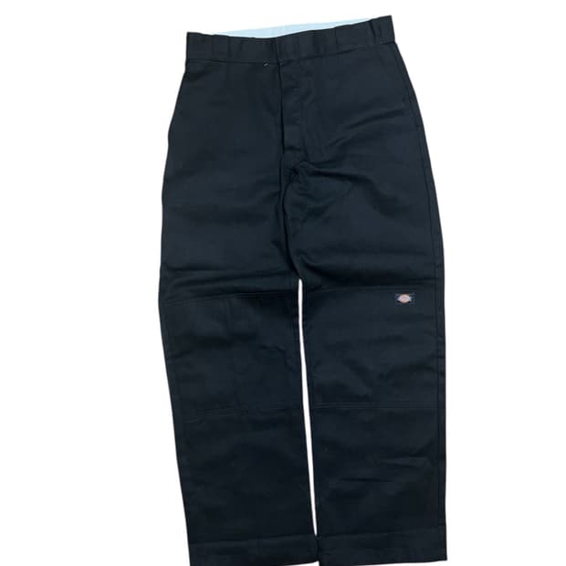 디키즈 더블니 블랙 워크팬츠