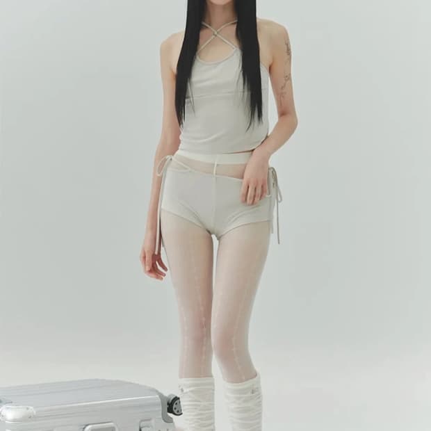 페인오어플레져 로어 스트링 이너 세트 라이트그레이