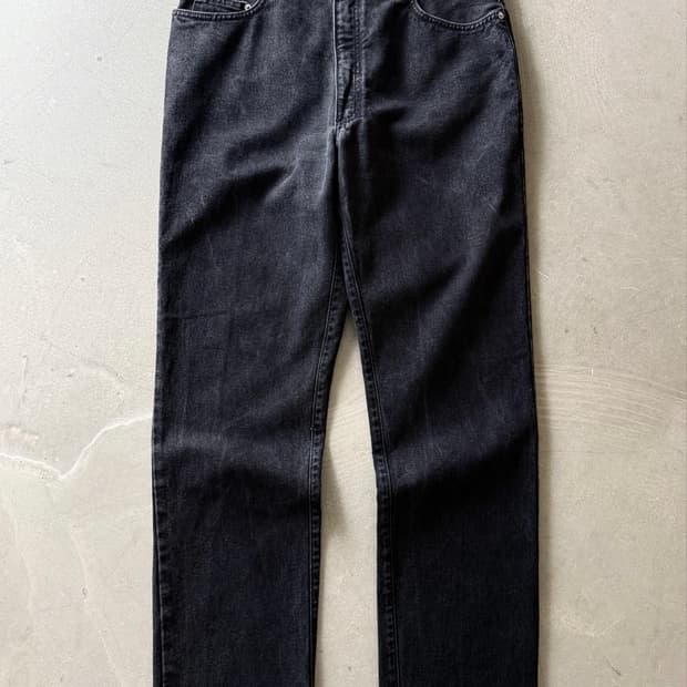 90s Vintage GUESS Black Denim Pants