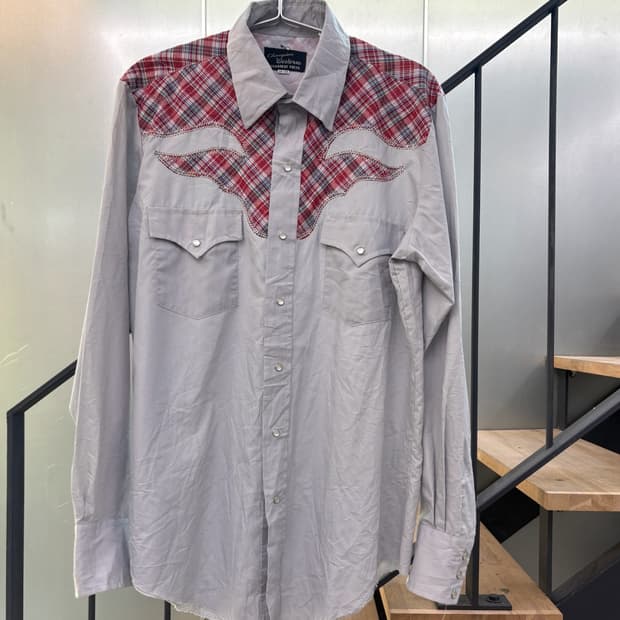 빈티지 웨스턴 무드 셔츠