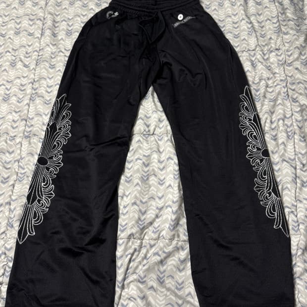 [새상품]크롬하츠 메쉬 바시티 팬츠 블랙 M